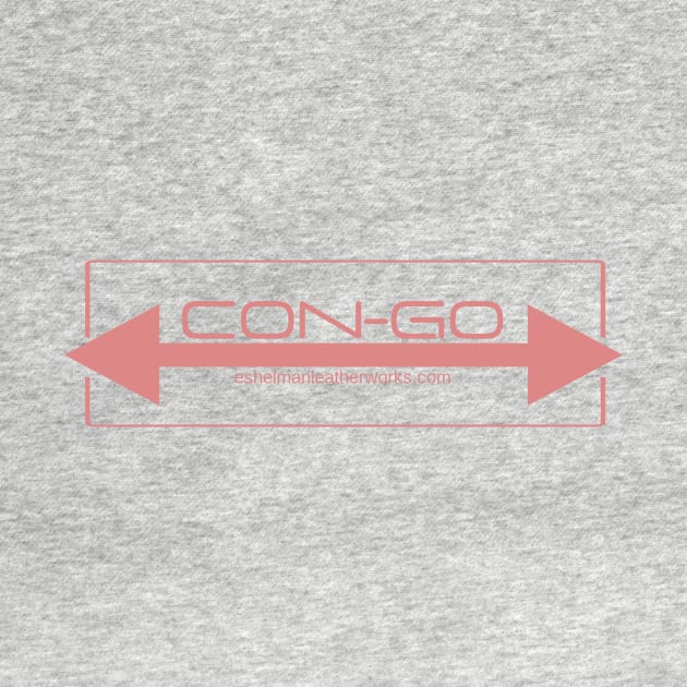 Con-Go Compact Logo in Pink by Eshelman Leatherworks